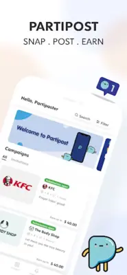 Partipost android App screenshot 3